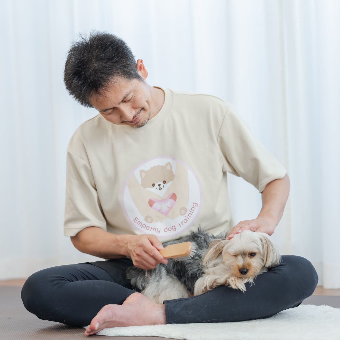 テラケアブラシ ペット&人兼用|ふんわり仕上げ・やさしいブラッシングケア