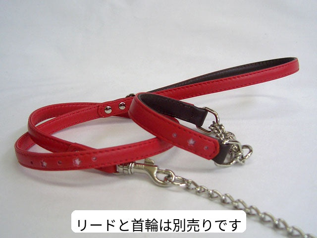 [プチフラワー・２] チェーン付きリード (超小型犬〜小型犬用)