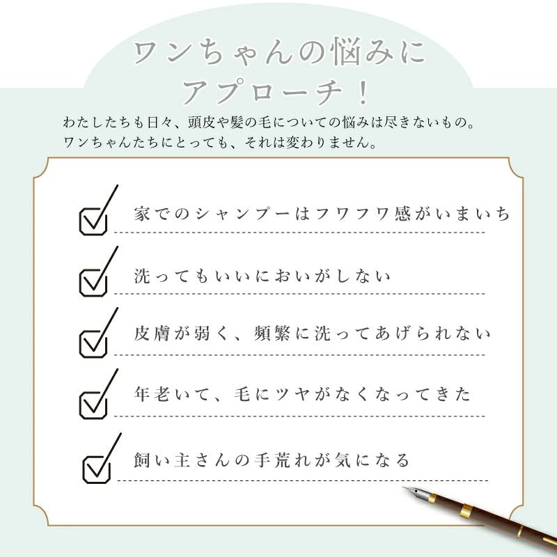 amino 低刺激ペット用シャンプー＆コンディショナー｜アミノ酸配合・艶仕上げ｜犬用